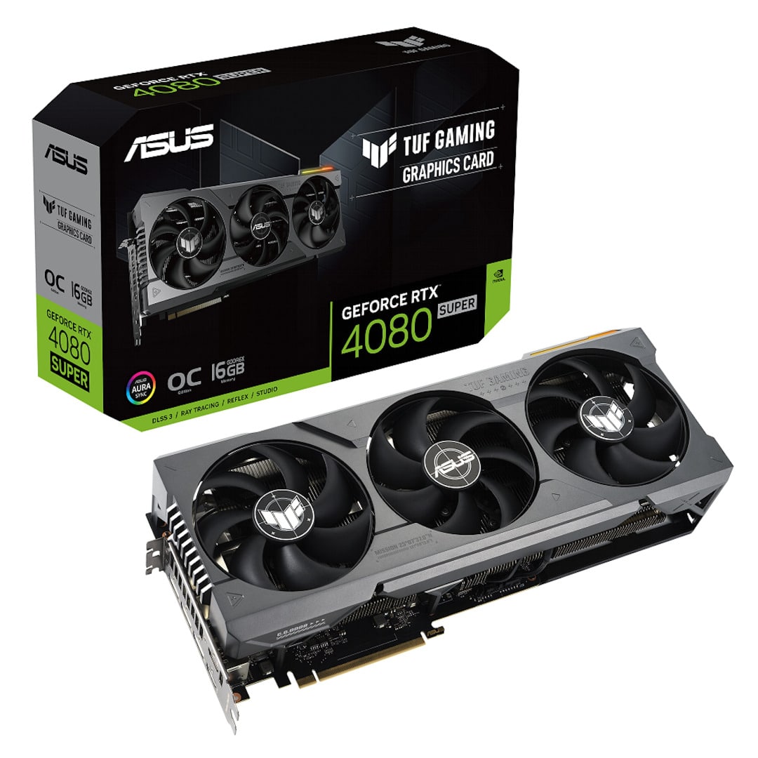 Asus GeForce RTX 4080 Super TUF Gaming OC 16GB GDDR6X DLSS3 2*HDMI/3*DP PCi Ex 4.0 16x