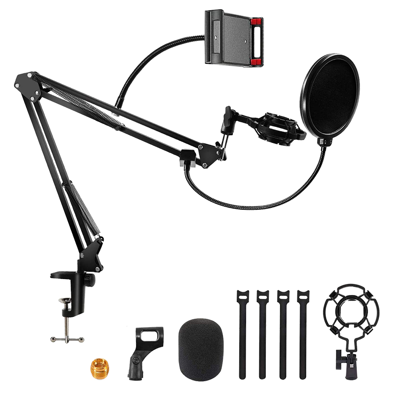 Kit Streaming iTek - Green Screen + Webcam W401L + Microfono M100 e braccio + Lampada e supporto...