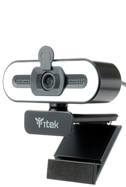 Kit Streaming iTek - Green Screen + Webcam W401L + Microfono M100 e braccio + Lampada e supporto