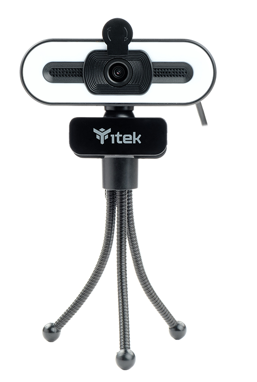 Kit Streaming iTek - Green Screen + Webcam W401L + Microfono M100 e braccio + Lampada e supporto