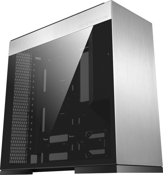 Geometric Future Dharma Case Mid Tower No-Power Vetro Temperato minITX/mATX/ATX/SSI-EEB Argento