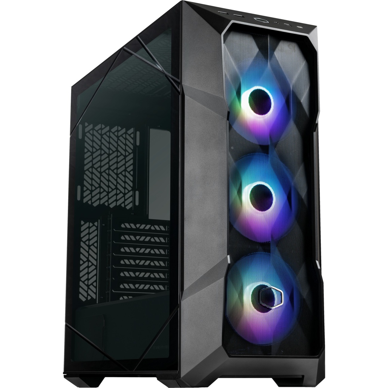 COOLER MASTER CASE MASTERBOX TD500 MESH V2 BLACK- SIDE-PANEL - CABINET GAMING - MID-TOWER - MICRO-AT