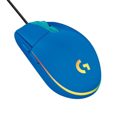 Logitech G203 Lightsync RGB Mouse Ottico 8000DPI 6 Tasti USB Blu Logitech G203 Lightsync RGB Mouse Ottico 8000DPI 6 Tasti USB Blu