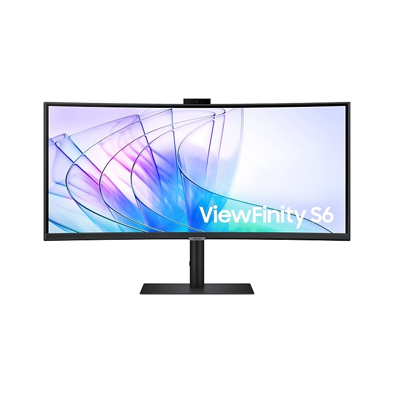 Samsung ViewFinity S6 S65VC Monitor Curvo 34" VA 100Hz 4K 5ms HDR Multimediale Hub USB...