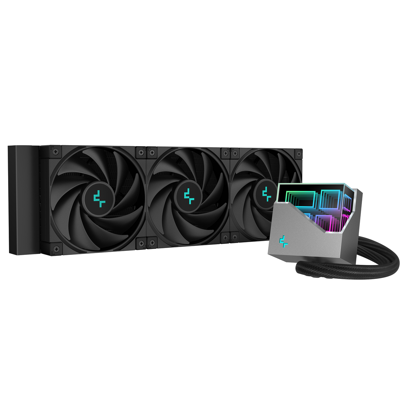 Dissipatore a Liquido DeepCool LT720 – radiatore 360mm , 3 ventole 120mm , pompa A-RGB