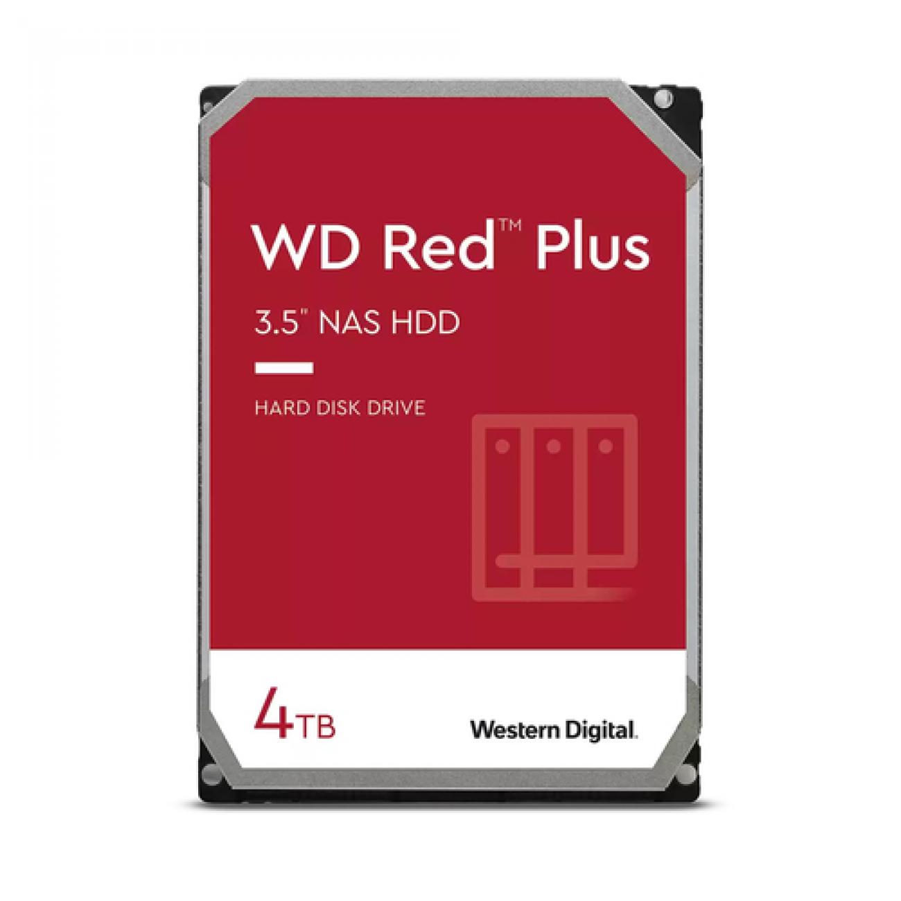 WESTERN DIGITAL HDD RED PLUS 4TB 3,5" 5400RPM SATA 6GB/S BUFFER 256MB WESTERN DIGITAL