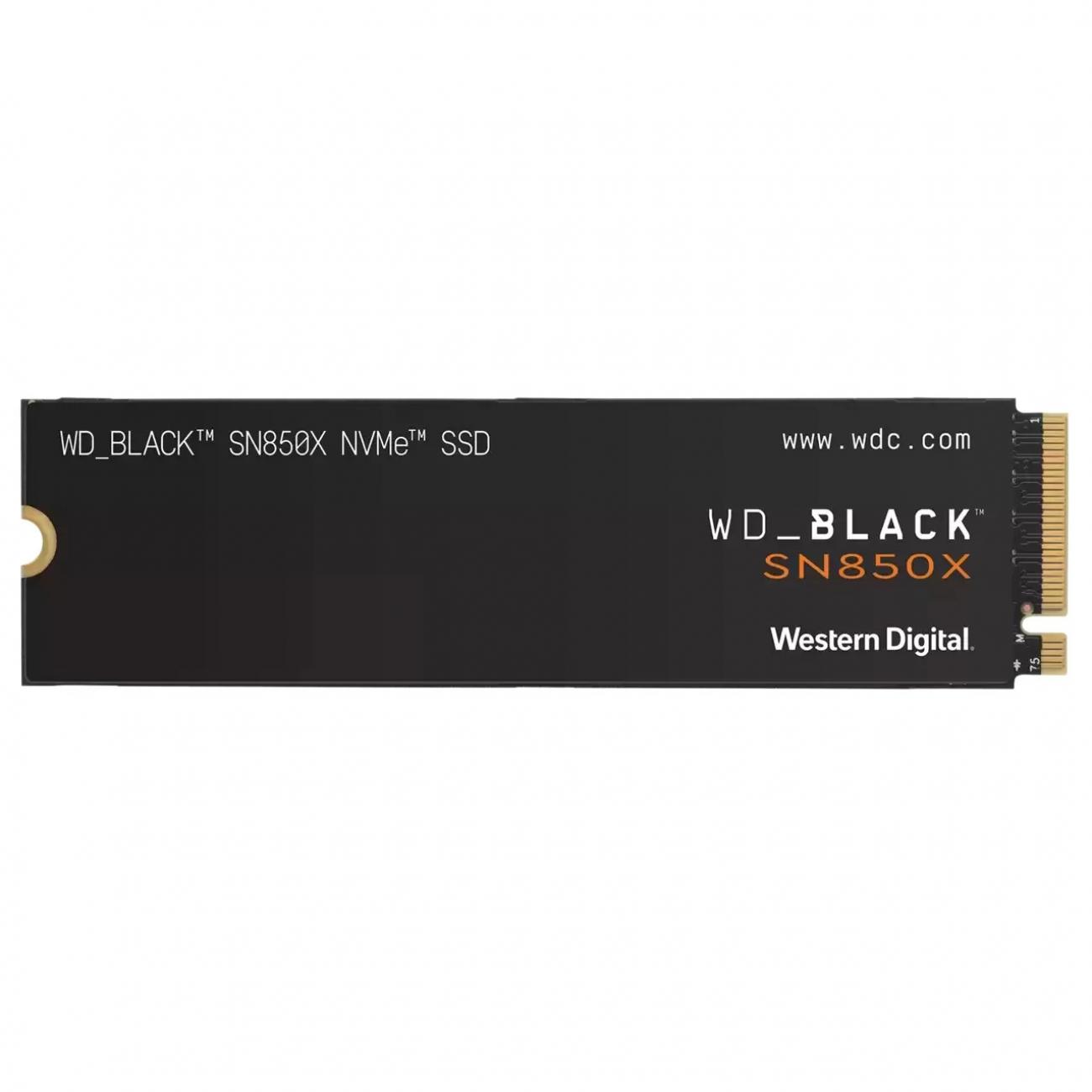 WESTERN DIGITAL SSD INTERNO BLACK SN850X 1TB NVME M.2 2280 PCIE 4.0 WESTERN DIGITAL