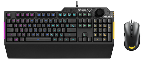 ASUS TUF Gaming Combo K1&M3, USB, Interruttore a chiave meccanica, QWERTY, LED RGB, Nero,...