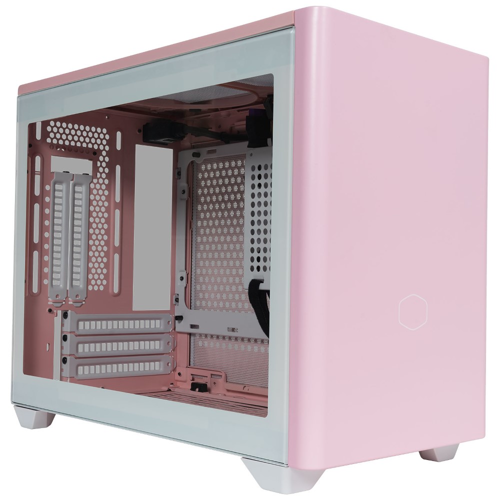 Case MasterBox NR200P, Pink Mini ITX,2xUSB3.2,3.5mm Headset Jack(Audio+Mic),2x120mm Top...