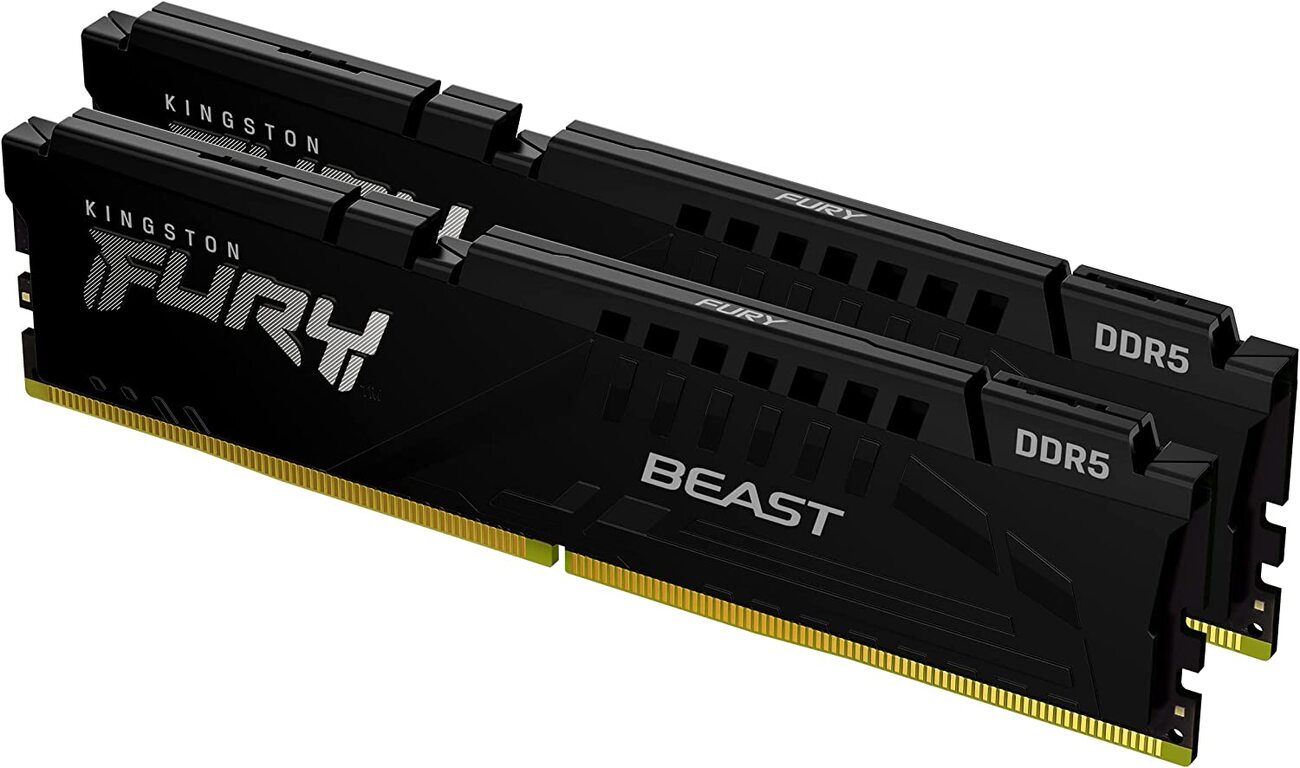 Kingston Fury Beast 32GB Kit 2x16GB DDR5 6000MHz CL40 - KF560C40BBK2-32 Memoria RAM