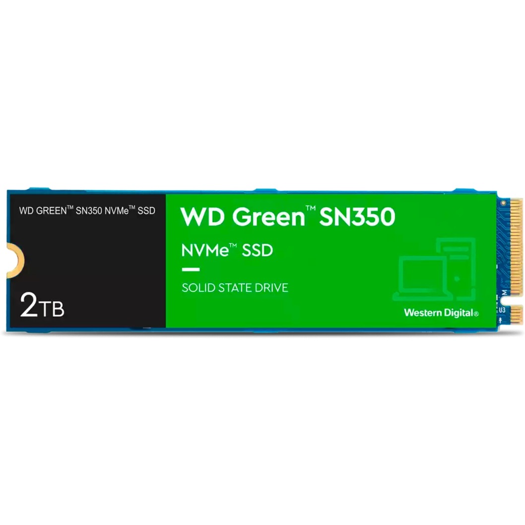 WESTERN DIGITAL SSD INTERNO GREEN SN350 2TB NVME M.2 2280 PCIE 3.0