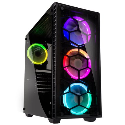 Kolink Observatory MX Glass ARGB Case Mid-Tower Vetro Temperato No-Power minITX/mATX/ATX Kolink