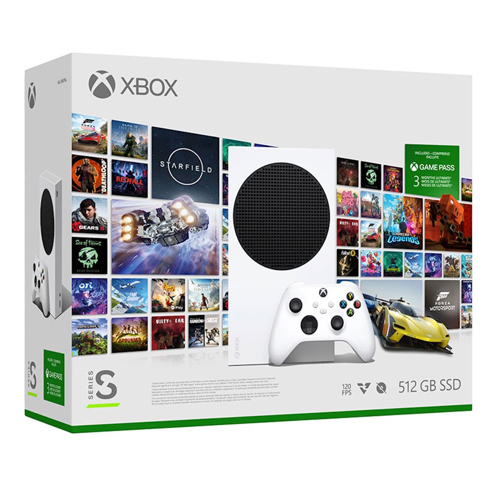 Microsoft Xbox Series S 512GB Wi-Fi + 3 Months Games Pass - Start Bundle Edition Microsoft