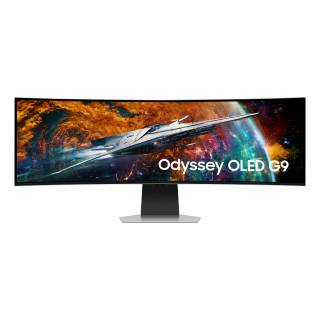Samsung Odyssey OLED G9 Monitor Curvo 49" OLED 240Hz 1ms Dual QHD USB HDMI/DP Bianco