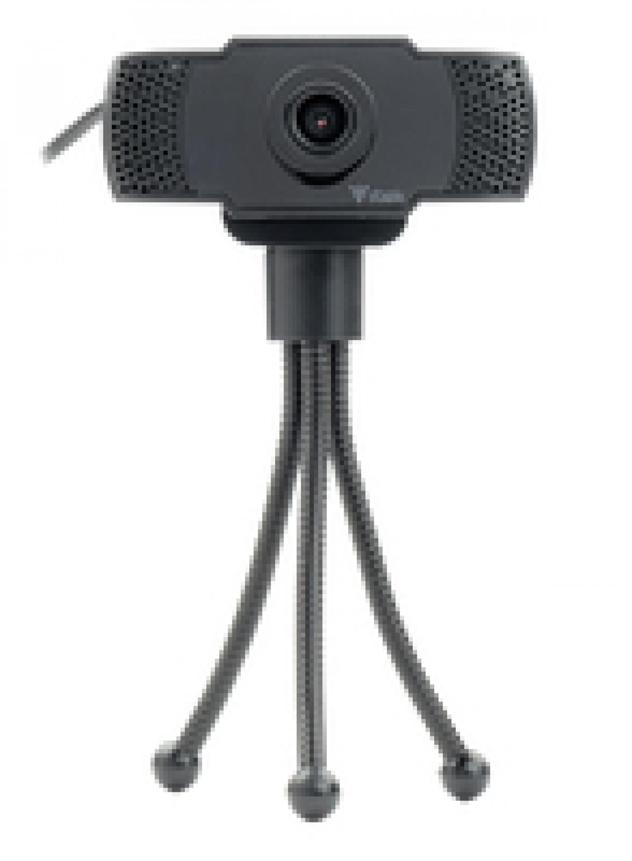 Webcam con Microfono W300 - Full HD, 30FPS, USB, treppiede