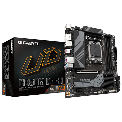 Gigabyte B650M DS3H AMD B650 2*M.2 4*SataIII skAM5 HDMI/DP mATX