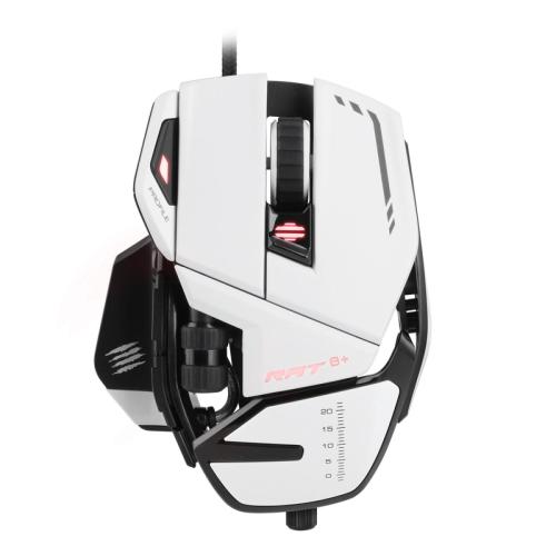 Mad Catz R.A.T. 6+ Gaming Mouse - White Mad Catz R.A.T. 6+ Gaming Mouse - White