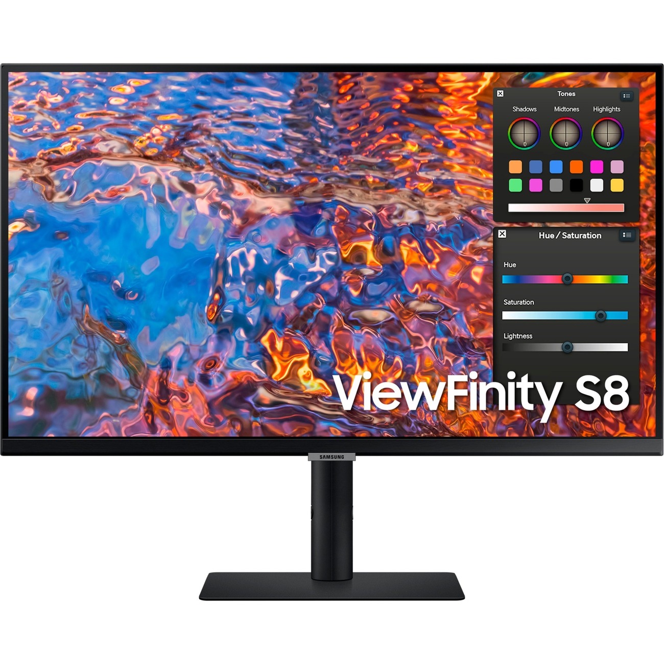 Samsung ViewFinity S8 Monitor 27" 60Hz IPS UHD HDR 5ms USB LAN/HDMI/DP/Type-C