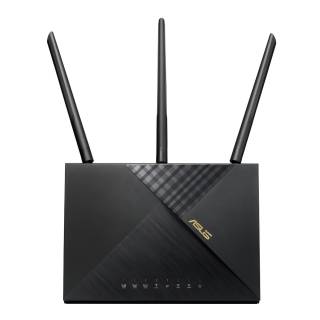 ASUS 4G-AX56, Wi-Fi 6 (802.11ax), Dual-band (2.4 GHz/5 GHz), Collegamento ethernet LAN, 3G, Nero,...