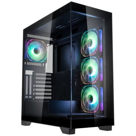 Kolink Unity Peak ARGB Case Mid-Tower Vetro Temperato No-Power minITX/mATX/ATX Kolink