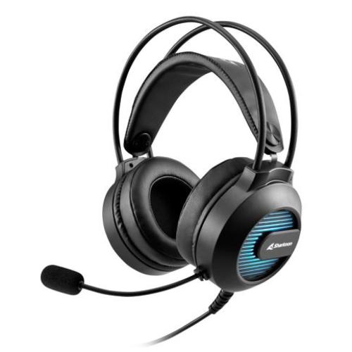 SHARKOON CUFFIE,, USB SOUND CARD, CON ILLUMINAZIONE SHARKOON CUFFIE,, USB SOUND CARD, CON ILLUMINAZIONE