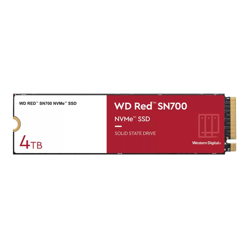 WESTERN DIGITAL SSD INTERNO RED 4TB M.2 2280 Read/Write 3400/3100Mbs WESTERN DIGITAL