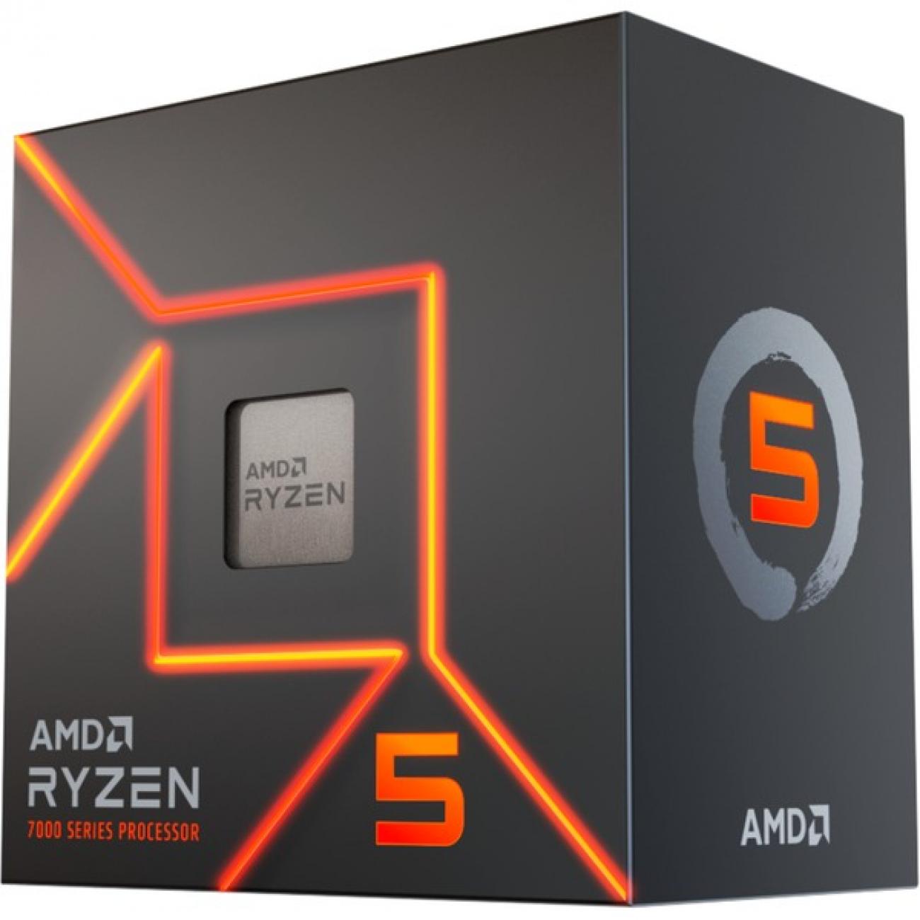 AMD CPU RYZEN 5, 7600, AM5, 3.8 GHz 6 CORE, CACHE 32MB, 65W, BOX AMD