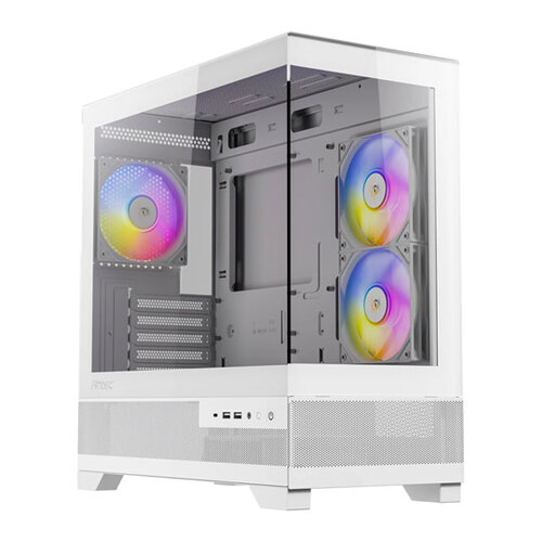 Antec CX500M ARGB White Case Mini Tower No-Power mATX/Mini-ITX Nero Antec CX500M ARGB White Case Mini Tower No-Power mATX/Mini-ITX Nero