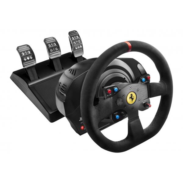 Thrustmaster T300 Ferrari Integral Racing Alcantara Edition Volante con Pedaliera PC/PS3/PS4/PS5