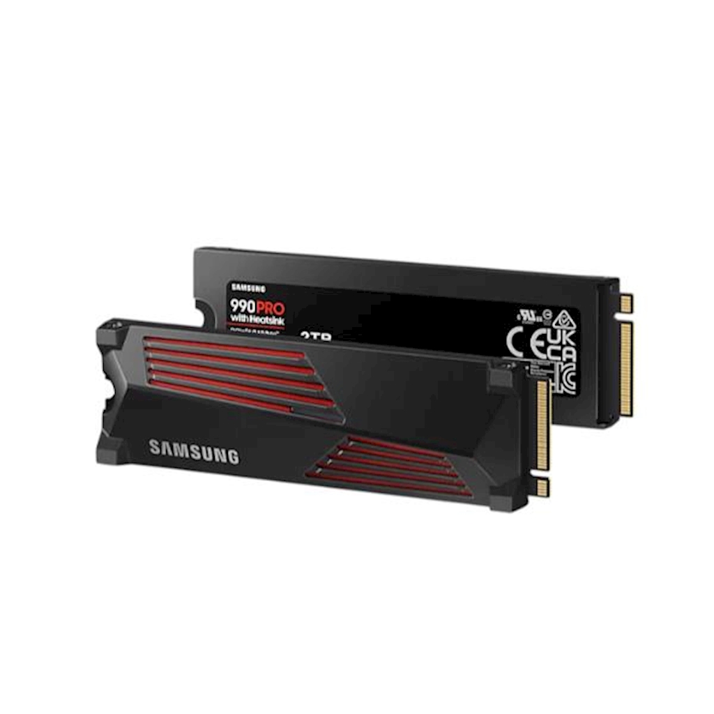 SAMSUNG SSD INTERNO 2TB 990 PRO PCI-E 4.0 NVME 2,5 6,9-7,4MBS W/R CON DISSIPATORE