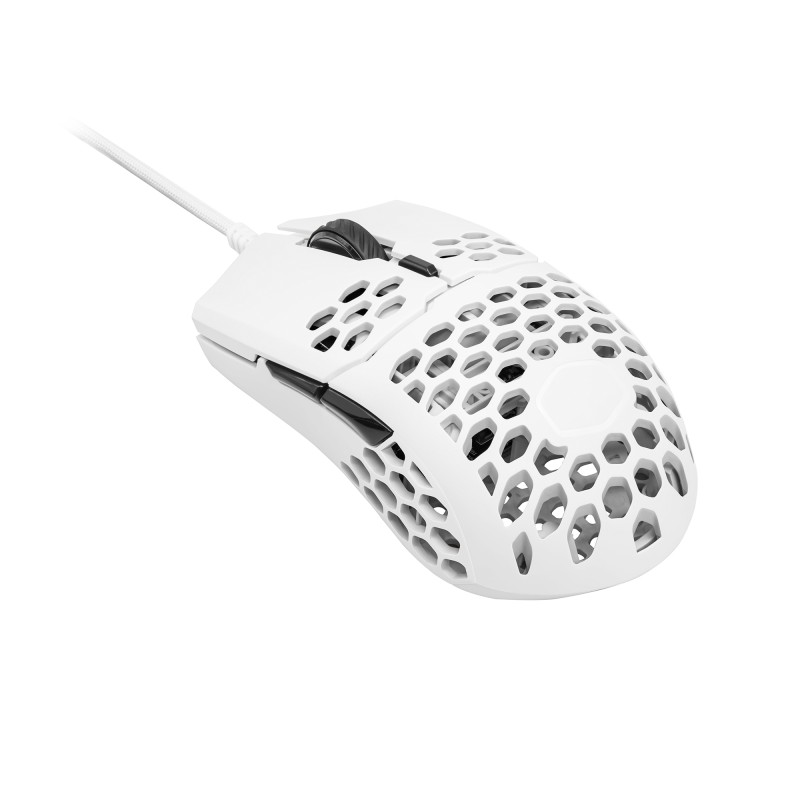 Cooler Master Gaming MM710 Mouse Ottico 16000dpi 6*tasti USB Bianco Matte