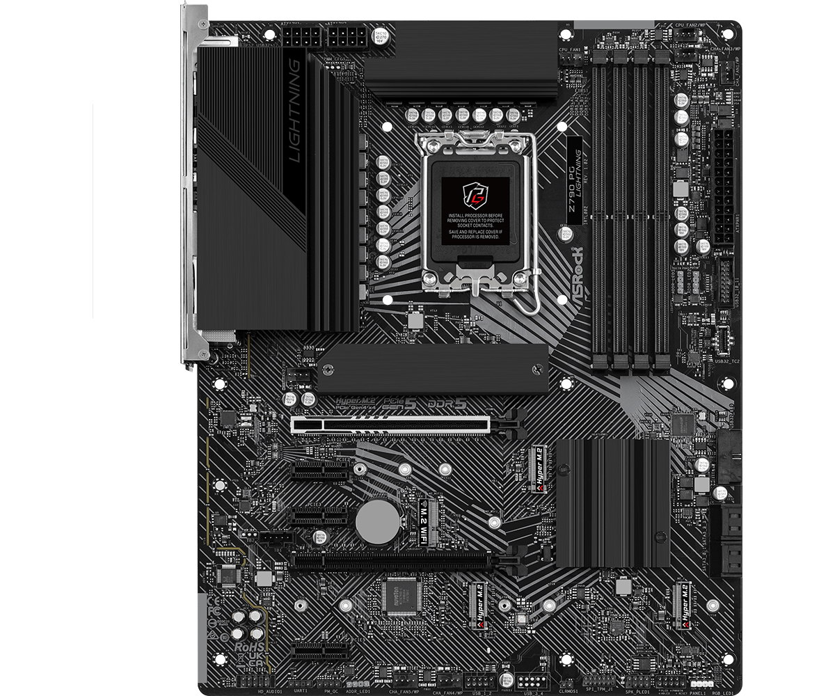 MB Asrock 1700 Intel Z790 PG LIGHTNING 4xDDR5,4xSATA3 Hyper M.2(PCIe Gen4x4& SATA3) 3x Hyper...