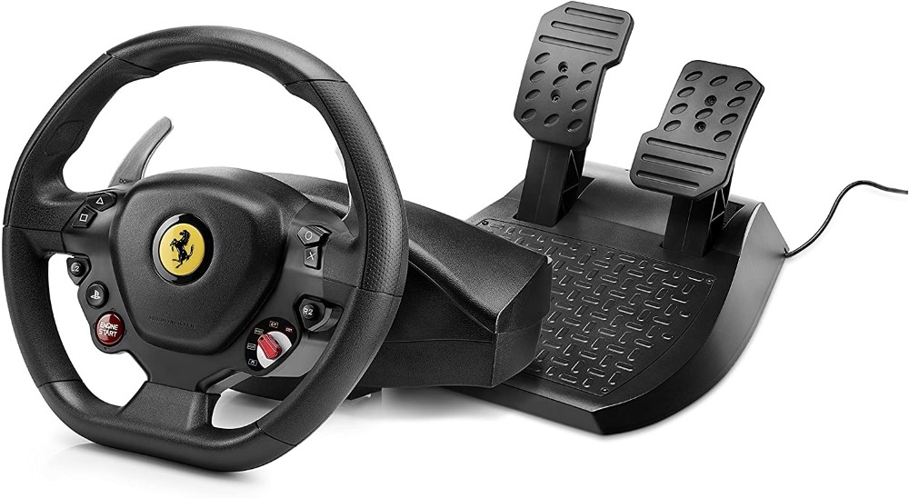 Thrustmaster T80 Ferrari 488 GTB Edition Volante con Pedali PC/PS4/PS5