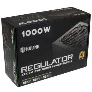 Kolink REGULATOR 1000W Modulare 80+ Gold PFC Attivo ATX 3.0