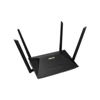 ASUS RT-AX1800U, Wi-Fi 6 (802.11ax), Dual-band (2.4 GHz/5 GHz), Collegamento ethernet LAN, Nero,...